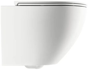 OMNIRES OTTAWAMWBM - Vas WC suspendat OTTAWA cu capac SoftClose, ceramică, alb mat