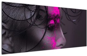 Tablou femeii (120x50 cm)