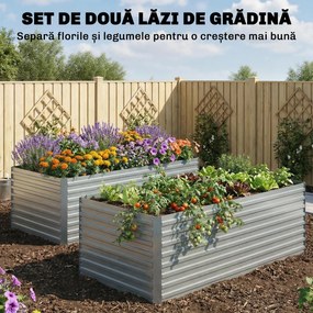 Outsunny jardinieră înălțată strat vas | Aosom Romania