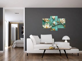 Tablou - Magnolii 3D (90x60 cm)