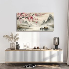 Tablou pescuit liniștit în Asia