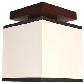 Plafoniera rustica fabricata manual din lemn Lido
