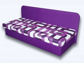 Pat de o persoană (canapea) 80 cm Lady IV (violet 49 + Gusto 10). 793126