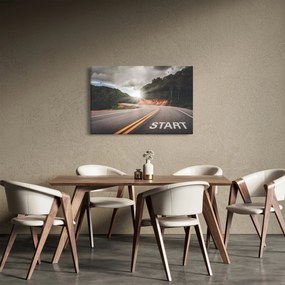 Tablou - Drum start (90x60 cm)