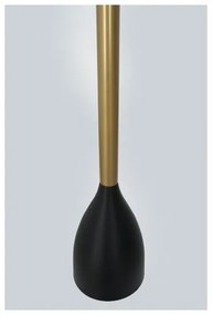 Lustră pe cablu ISTAPPAR 1xE27/60W/230V neagră/aurie