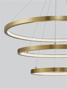 Lustra LED dimabila design circular EMPATIA D-80cm