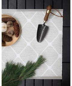 Covor tip traversă pentru interior și exterior gri deschis/crem 70x160 cm Rex Fossil – Pappelina