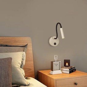 Lampă LED flexibilă de perete Brilagi MAYA LED/3W/230V 4000K bej