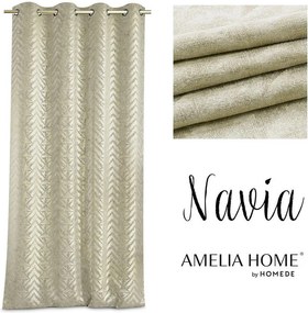 Draperie BLACKOUT NAVIA crem 140 x 250 cm 1 buc