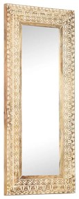 Oglinda sculptata manual, 110x50x2,6 cm, lemn masiv de mango 1, 110 x 50 x 2.6 cm