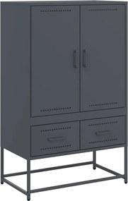 vidaXL Dulap înalt, antracit, 68x39x111,5 cm, oțel