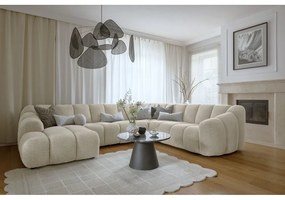 Colțar bej (cu colț pe partea dreaptă/în formă de "U") Shell – Miuform