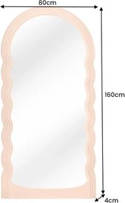 Oglinda de perete design modern Wave 160cm, caisa