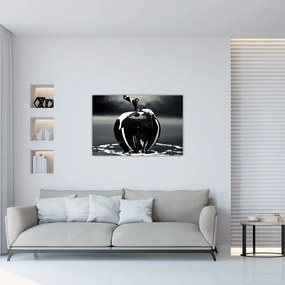 Tablou cu mărul negru (90x60 cm)