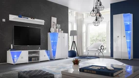 Mobilier living Eldon 29 WW EE (alb + alb lucios). 1024450