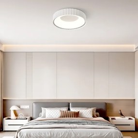 Brilagi - LED dimabil, plafonieră FALCON MODERN LED/30W/230V 40 cm alb + telecomandă
