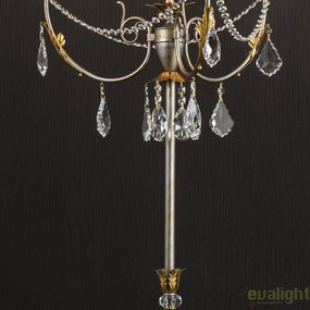 Lampadar LUX super elegant cristal cu 3 brate Miramare STL 12-1150/3 silber-goldOR