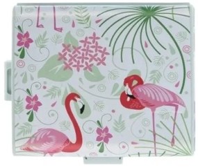 Cutie de plastic divizată Flamingo,  verde