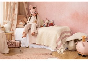 Coș de jucării pentru copii bej din material textil ø 23x27 cm Mushroom – Lorena Canals