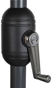 JAKS Mobilier din ratan negru Nebraska