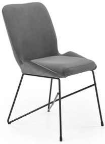 Scaun de bucaterie Kord, gri/negru