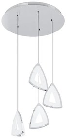 Eglo 95219 - Lustră LED AMONDE, 5 x 6 W, 230 V