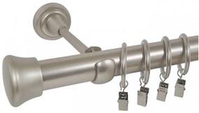 Galerie SIMPLA PRINDERE PERETE 25 MM -FULDA- CROM MAT (Alege marime: 400 cm)