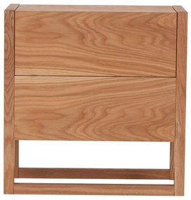 Dulap pentru vinuri din lemn de stejar în culoare naturală 59x60 cm NewEst - Woodman