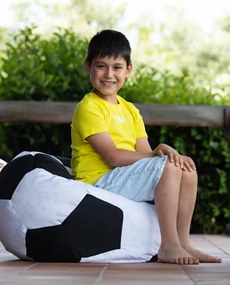 Fotoliu puf Foot (Negru + Alb). 1073189