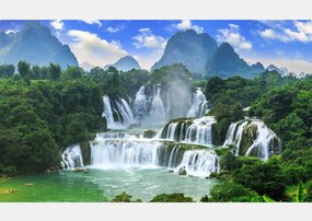 Fototapet. Cascada Ban Gioc a Granitei dintre China si Vietnam. Art.01022