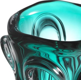 Vaza flori, Vas decorativ Aila L turcoaz