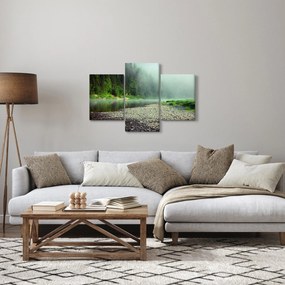 Tablou - Râu lângă pădure (90x60 cm)