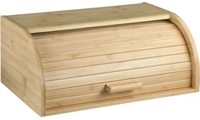 Cutie pentru pâine Kesper 58582 cu capac rulantdin bambus 40 x 17 x 27 cm