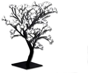 Iluminat decorativ cu LED-uri - copac cu flori, alb rece