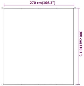 Copertina verticala, bej, 300x270 cm, tesatura Oxford Bej, 300 x 270 cm