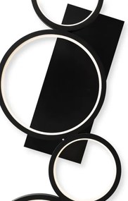 BRILAGI - Plafonieră LED reglabilă RINGO LED/34W/230V negru + telecomandă