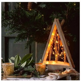 Decorațiune LED de Crăciun Solight 1V267 LED/2xAA flori de iarnă cu zăpadă