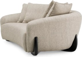 Canapea design LUX Siderno, Splendor gri deschis