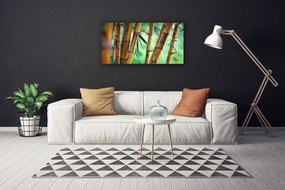 Tablou pe panza canvas Bamboo Natura Galben