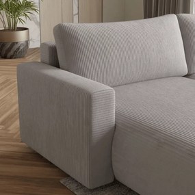 Coltar extensibil TAFIRA, gri deschis, colt interschimbabil