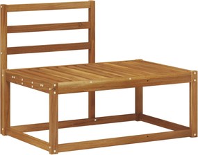 vidaXL Canapea de exterior natural 91 x 63 x 73 cm