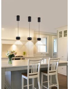 Lustră LED dimabilă Immax NEO 07219L DORMINE 6W/230V negru mat Tuya + telecomandă