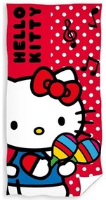 Prosop pentru copii Hello Kitty Little Musician, 70 x 140 cm