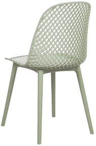 Set 4 buc scaun tip bar Erielle (verde). 1078733