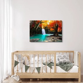 Tablou - Laguna de Smarald (90x60 cm)