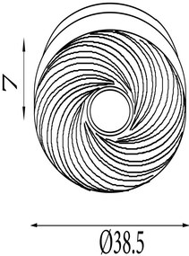 Plafoniera LED design modern Aura