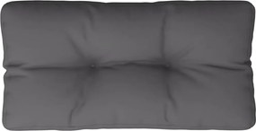 vidaXL Pernă de paleți, antracit, 80x40x12 cm, material textil
