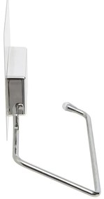 Suport din oțel cromat pentru hârtia de toaletă Compactor