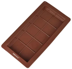 Matrita pentru ciocolata Dubai Kinghoff KH 1945, 25x13,5 cm, -40-230°C, Maro