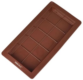 Matrita pentru ciocolata Dubai Kinghoff KH 1945, 25x13,5 cm, -40-230°C, Maro